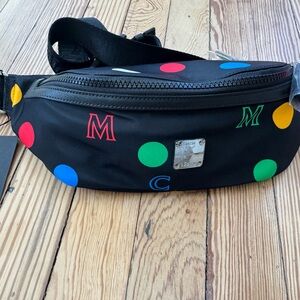Colorful Polka Dot Men's Waist Bag